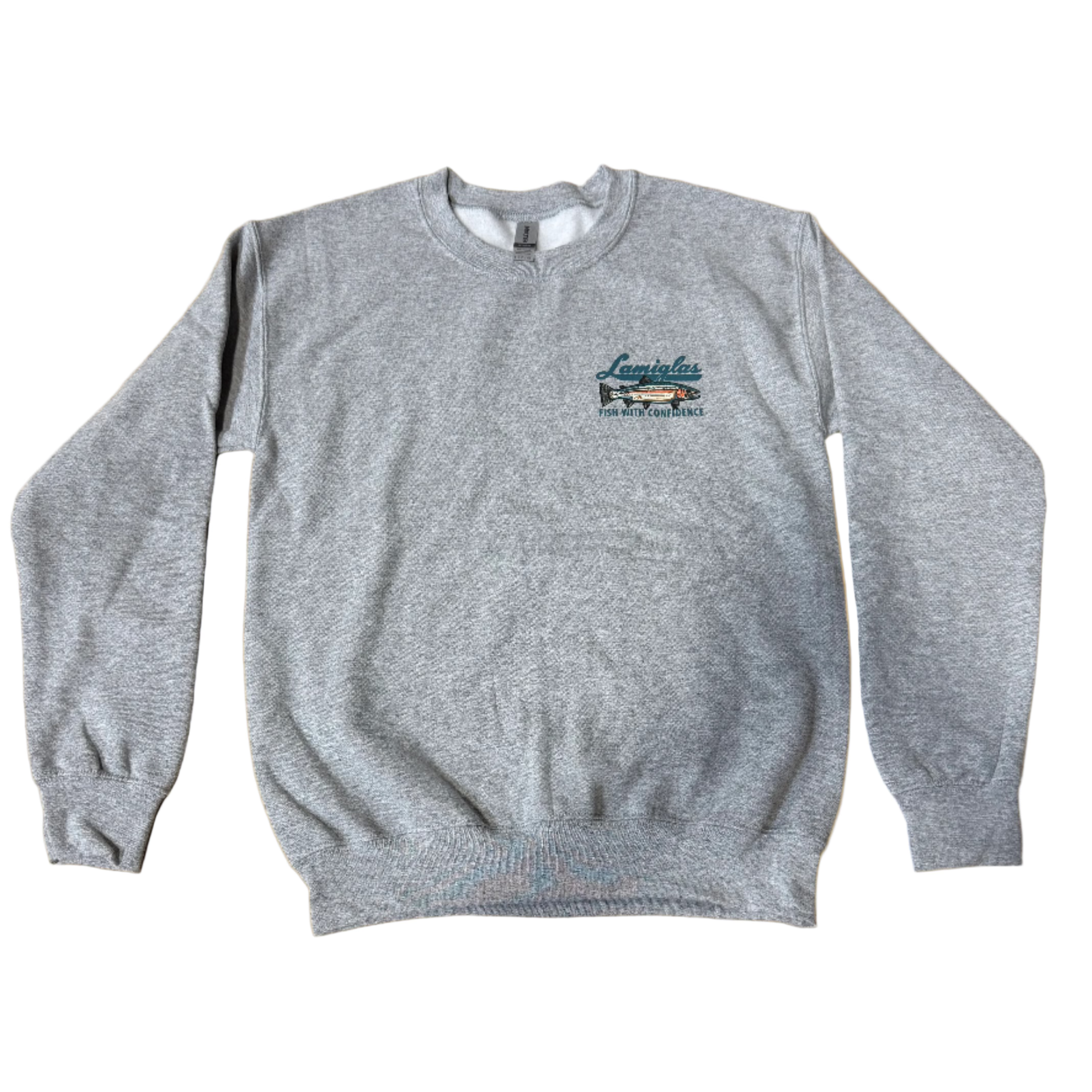 Fish With Confidence Crewneck Sweatshirt – Lamiglas