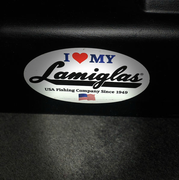 I Love Lamiglas Sticker 3 x 5