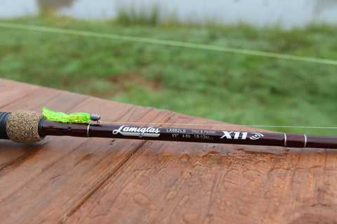 lamiglas x11 vs okuma sst Cork Handle Spinning Rod First Light Fishing co The glossy merlot color IM graphite blanks are strikingly beautiful. Lamiglas X-11 Great Lakes Michigan