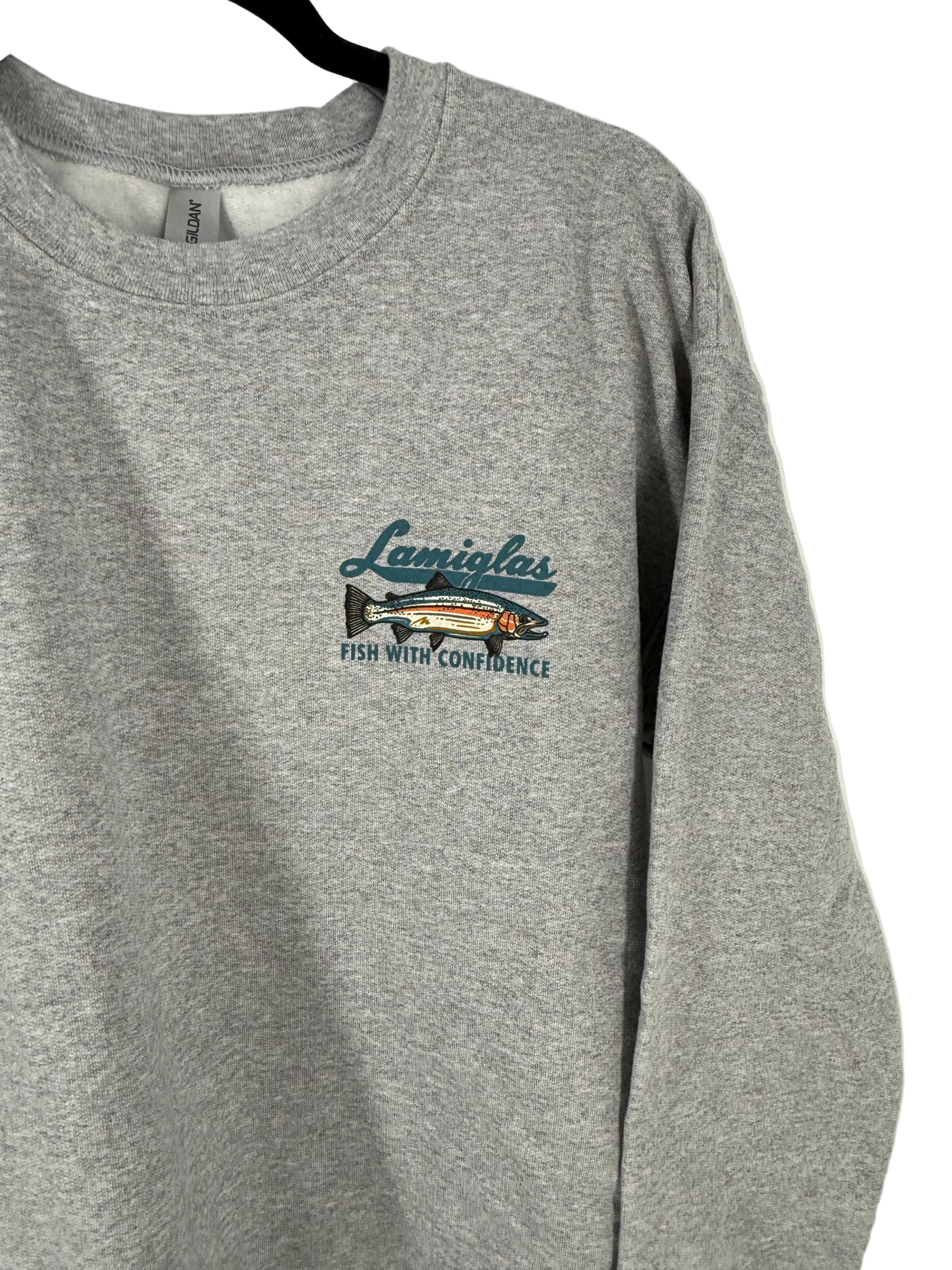 Fish With Confidence Crewneck Sweatshirt – Lamiglas