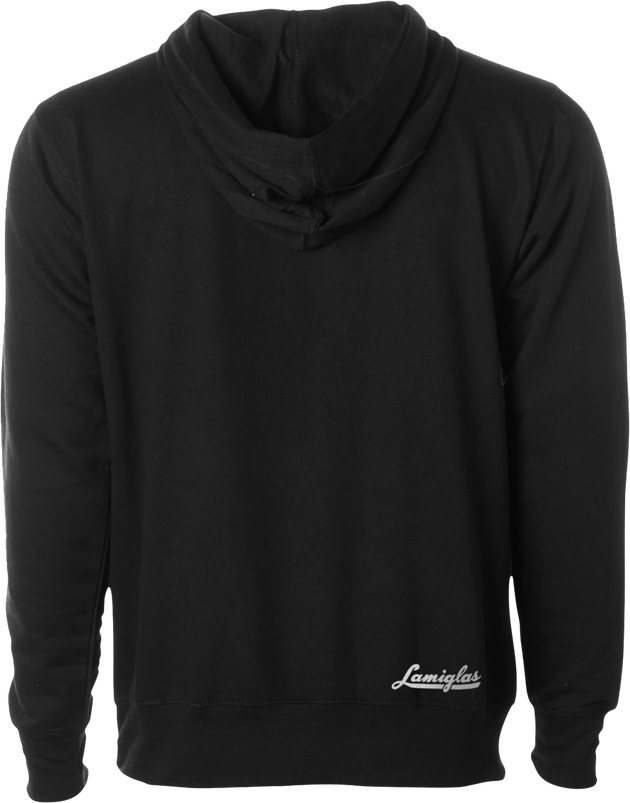 Lami Standard Unisex Midweight Hoodie Black