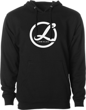Lami Standard Unisex Midweight Hoodie Black