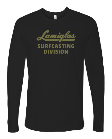 Black Surfcasting Division Long Sleeve