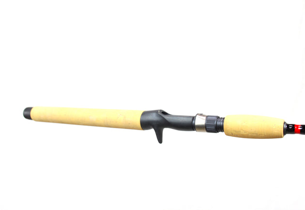 CGR 762 L | 7'6" Kokanee & Trout Trolling Rod (Red Color Rod)