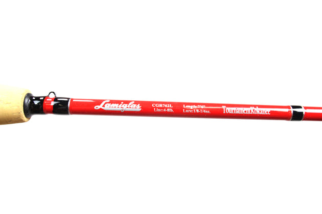CGR 762 L | 7'6" Kokanee & Trout Trolling Rod (Red Color Rod)