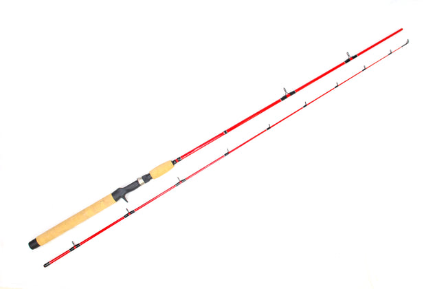 Velocity 7'3 Team Kokanee Red Elite Fiberglass Rod