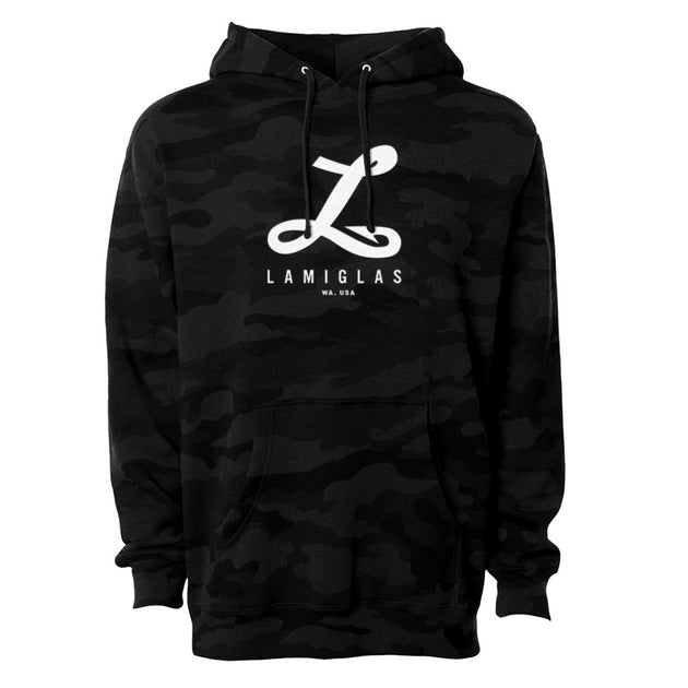 Lamiglas LamiHook Premium Black Camo Hoodie